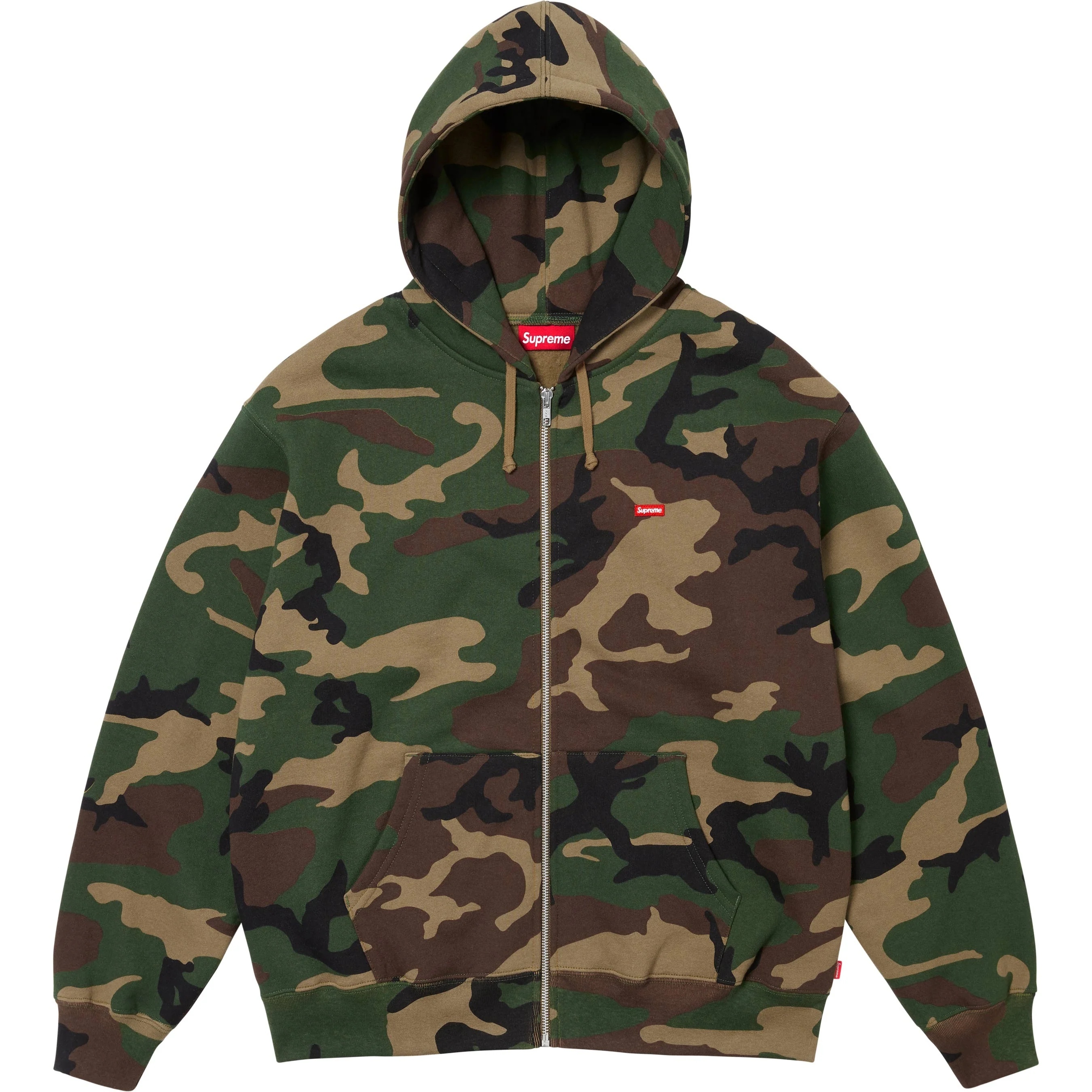 Small Box Zip Up Hooded Sweatshirt view 12